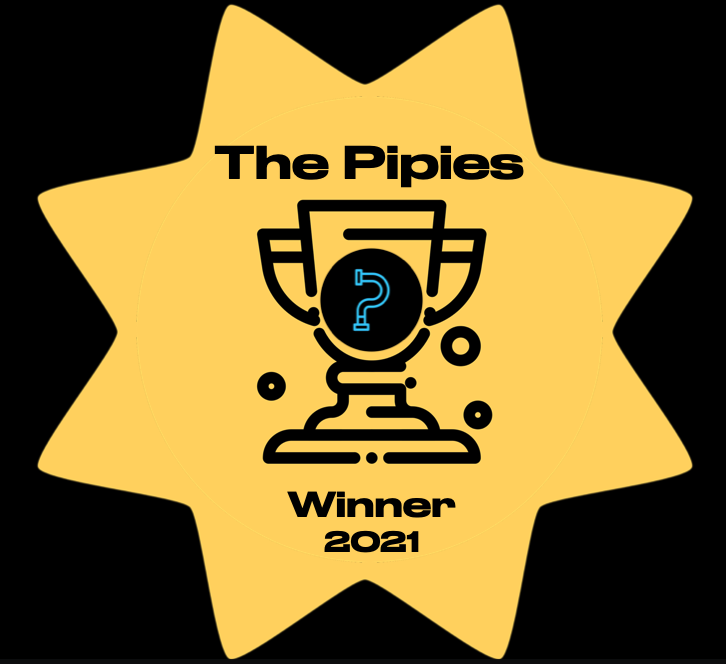 The Pipies 2021 award badge