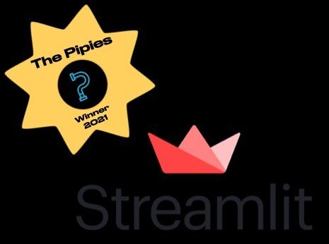 Streamlit, a Pipies 2021 winner